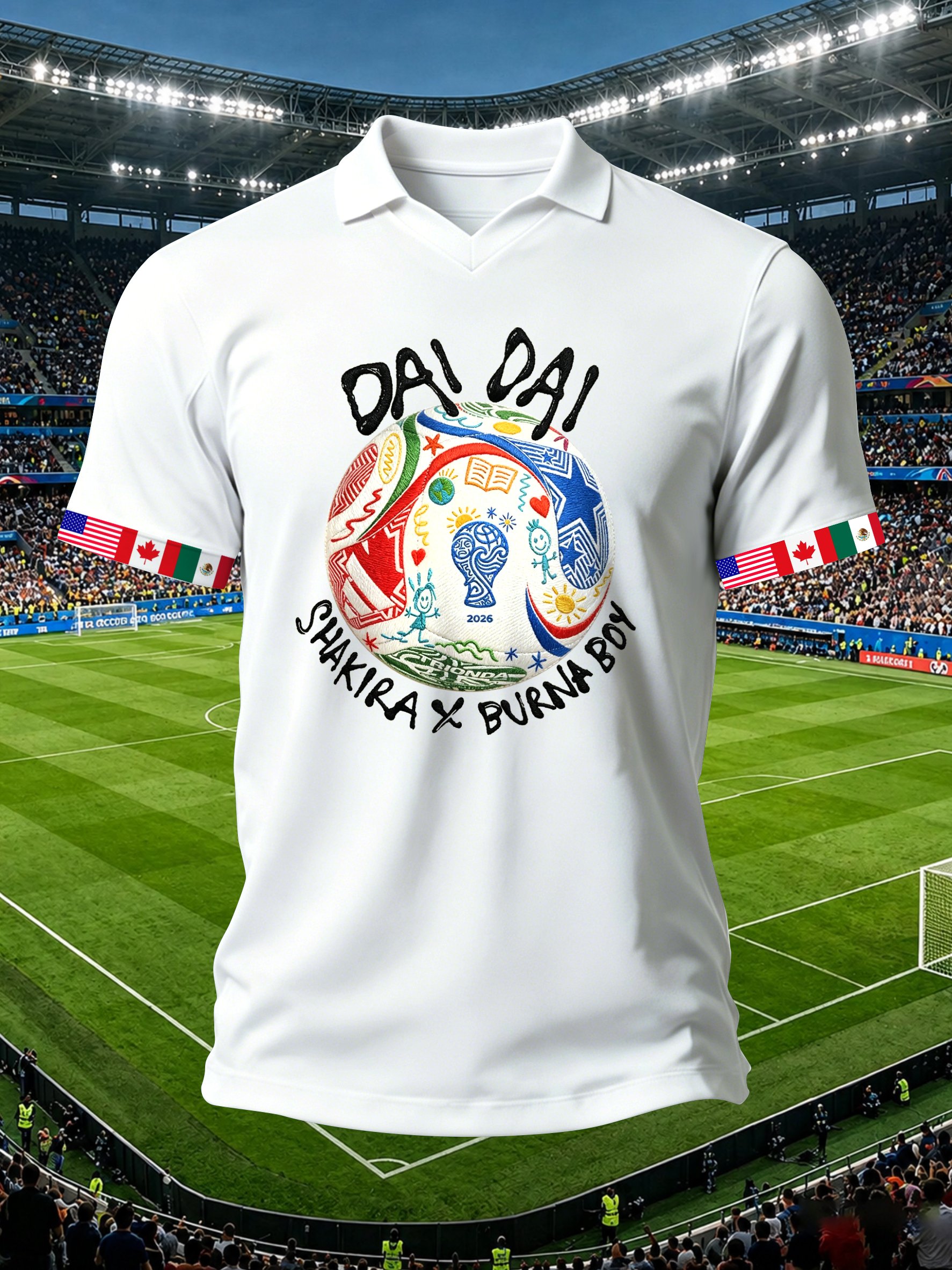 Men's Dai Dai Printed Casual T-shirt