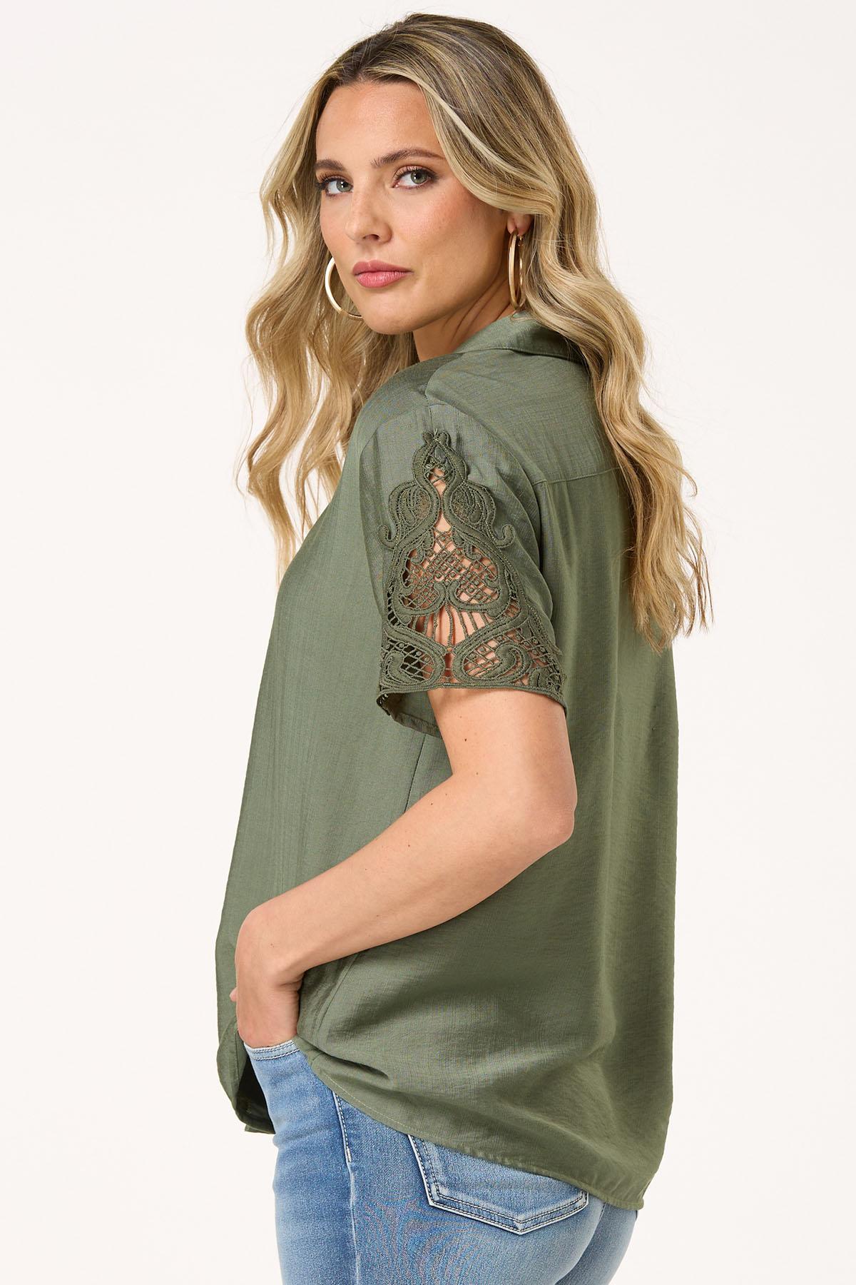 Lace Trim Shirt