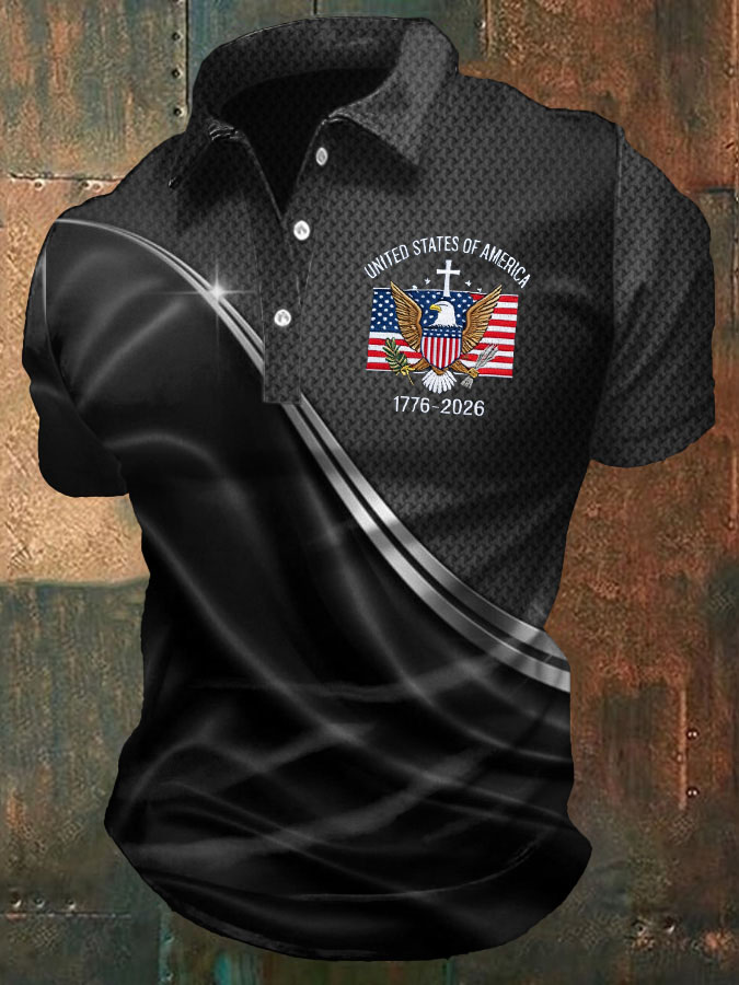 Men'S 250 Years Independence Day Polo Shirt