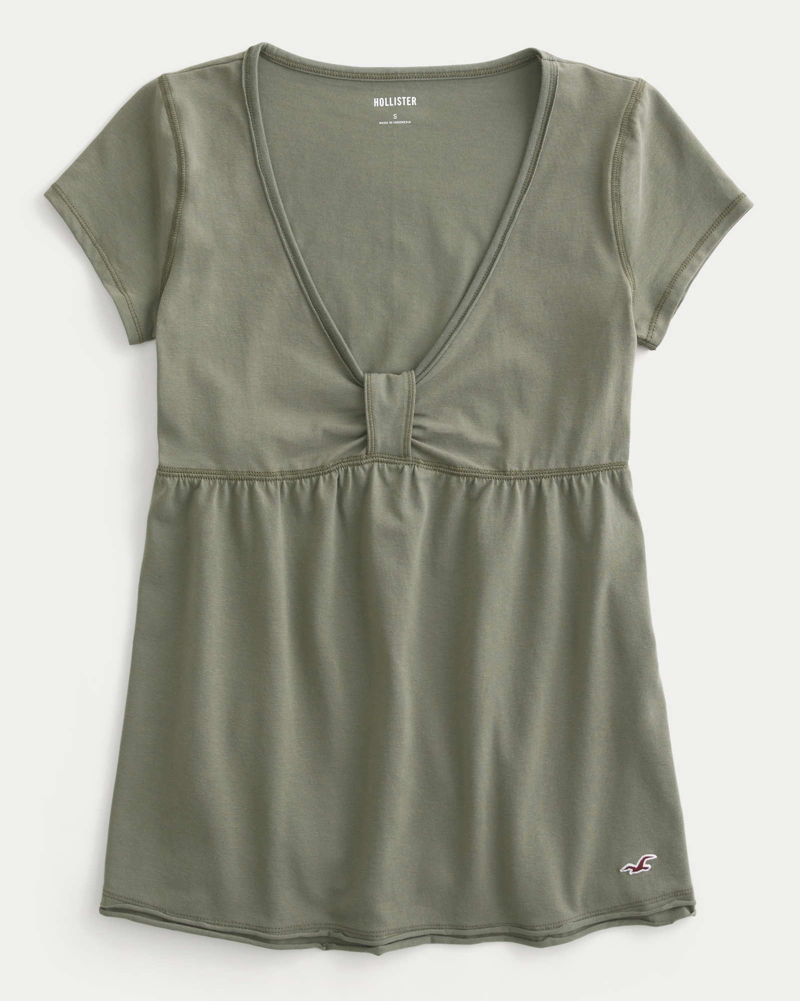 Easy Short-Sleeve Babydoll Top