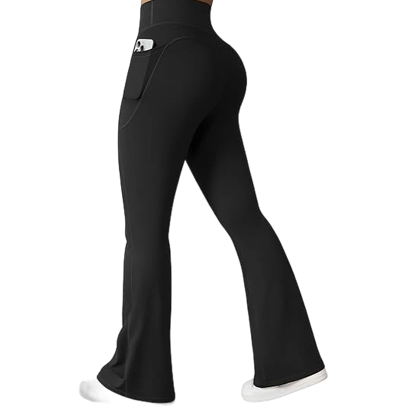 Women High Waist Butt Lifting Bottoms with Pockets