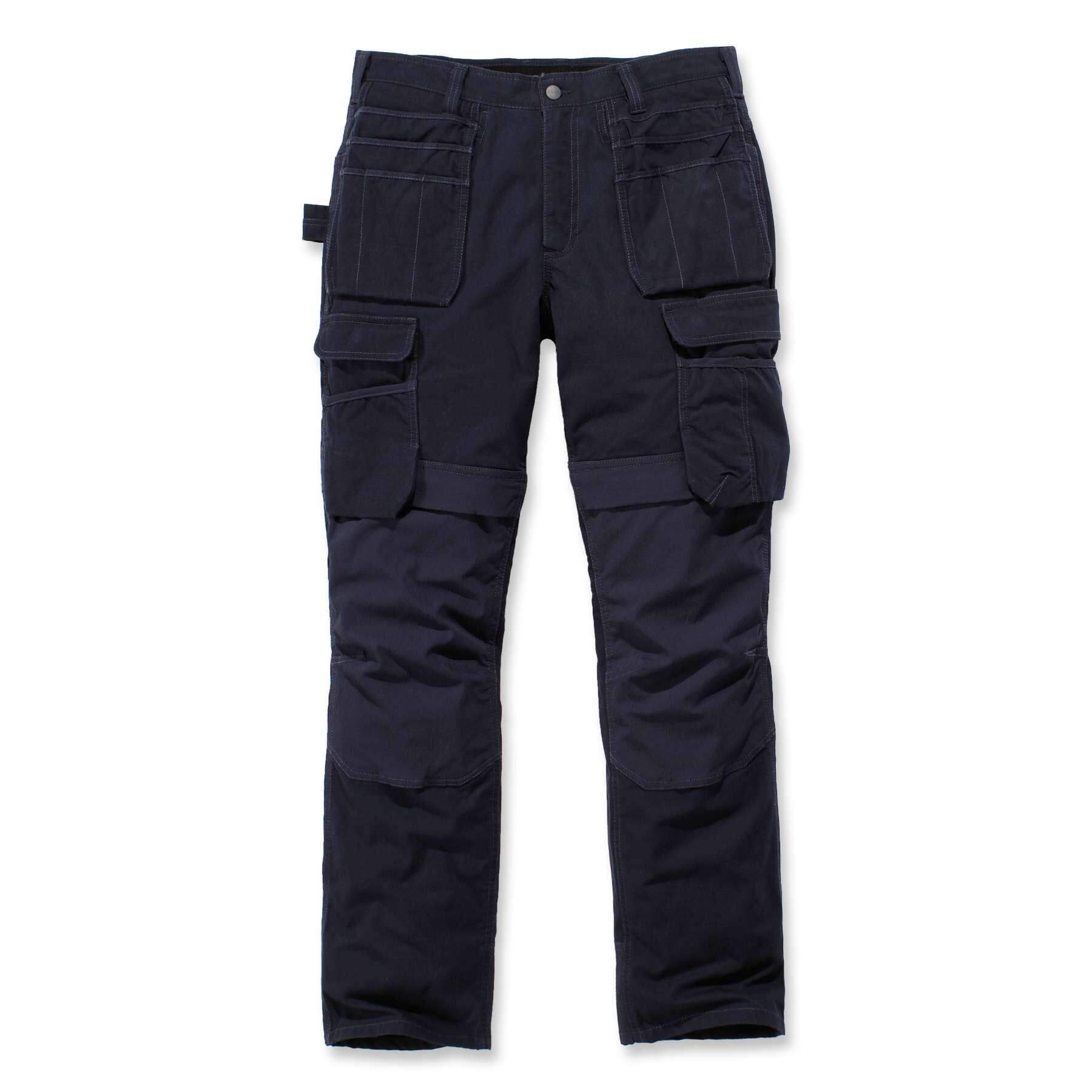 CHT Steel Relaxed Fit Double Front Multi-Pocket Cargo Trousers 103337 Brown