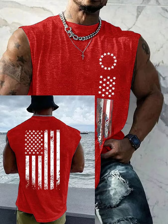 Men's USA 1776-2026 Freedom Printed Top