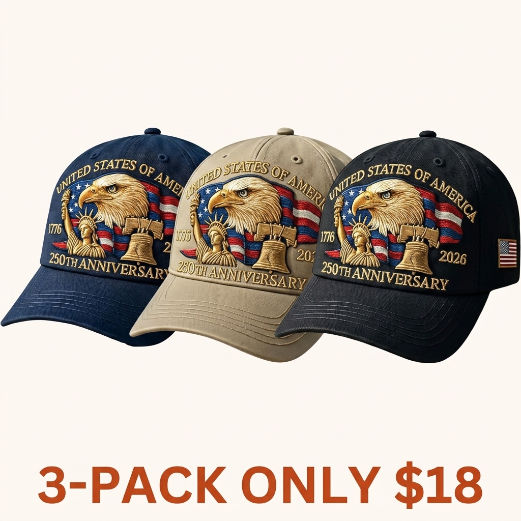 USA 250th Anniversary (1776–2026) Commemorative Baseball Cap