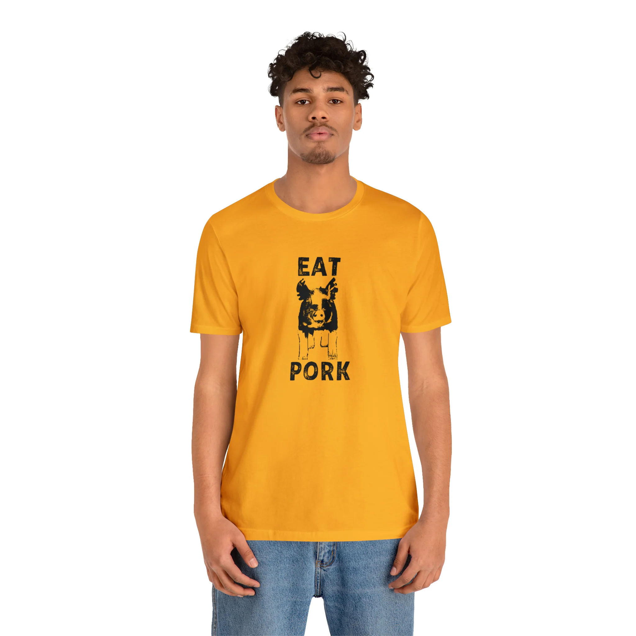 Eat Pork Unisex Jersey Short Sleeve Tee