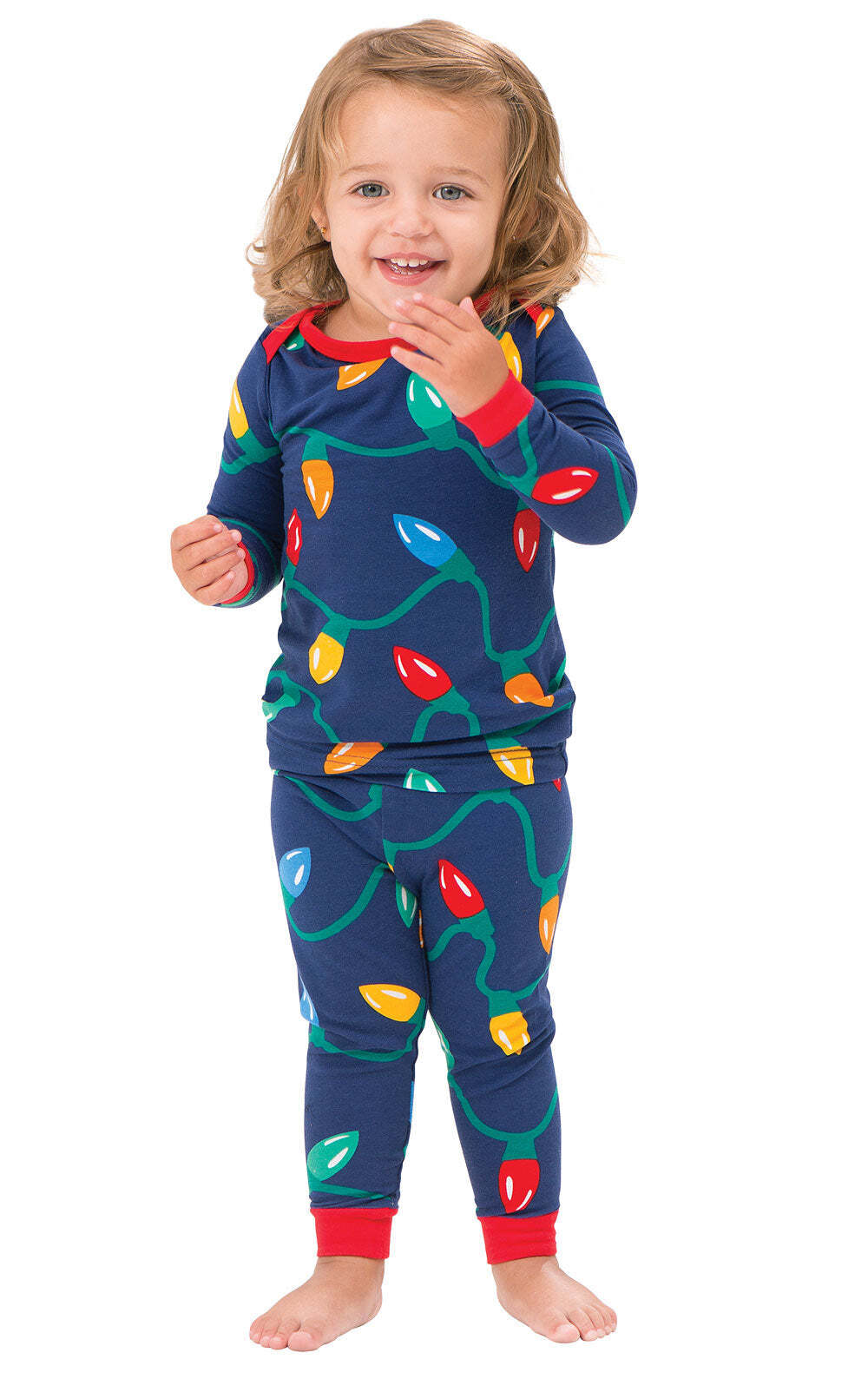 Christmas Lights Matching Family Pajamas