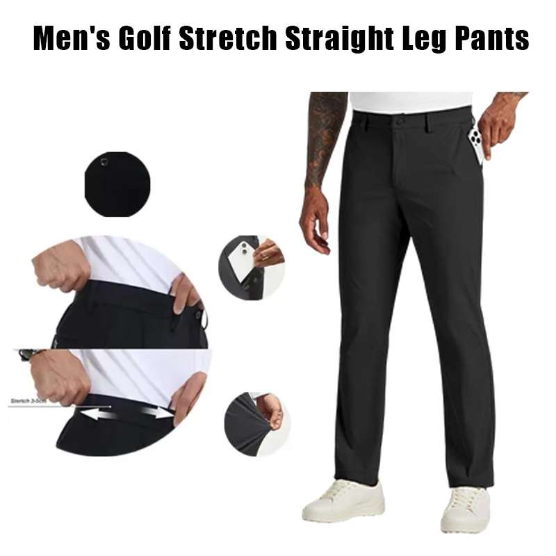 🔥Men's golf stretch straight leg pants🔥 10-Pack - All Colors Included, Only $24