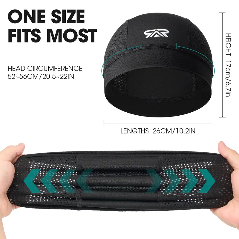 Men's Breathable Helmet Liner Cap