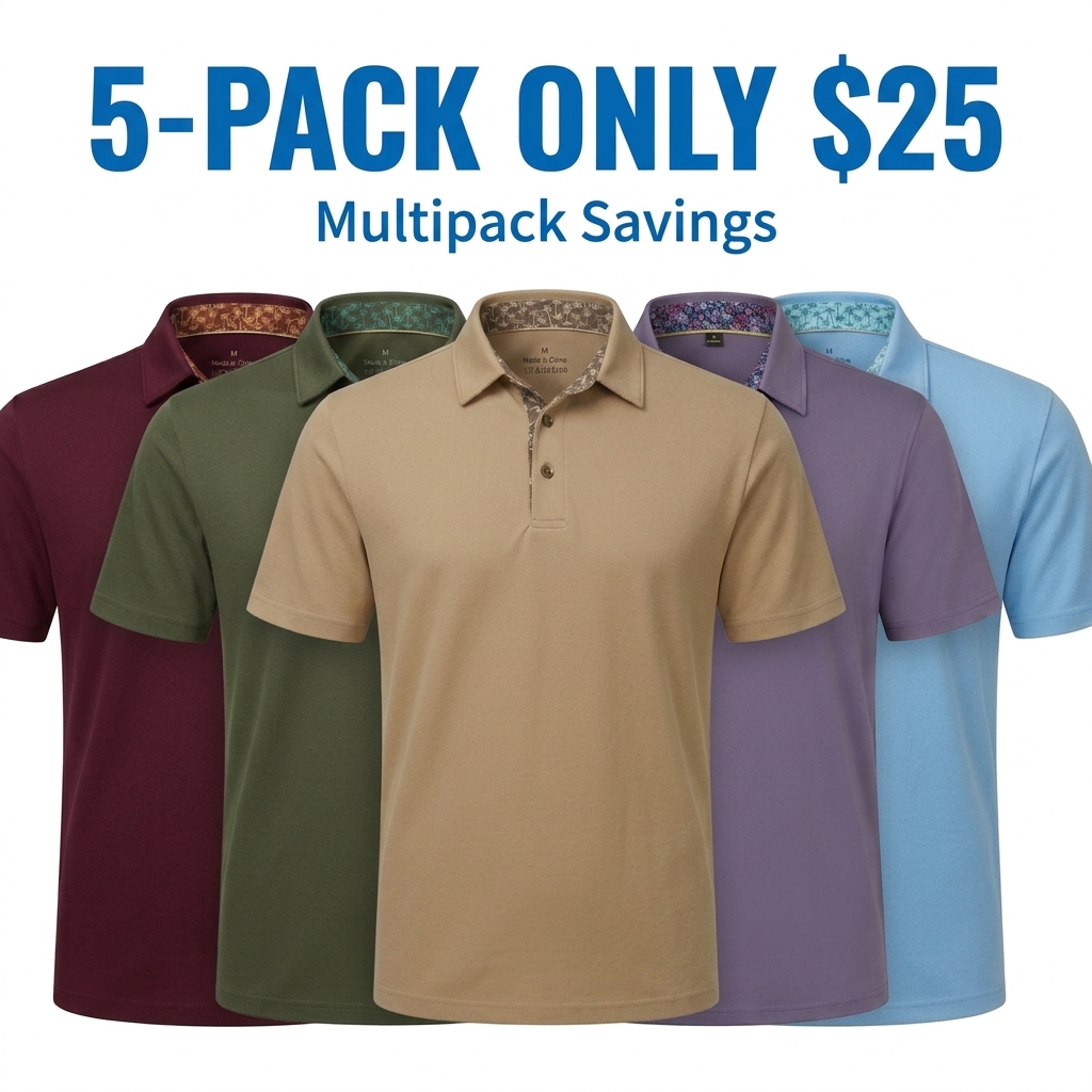 Men's Performance Stretch Polo Shirt