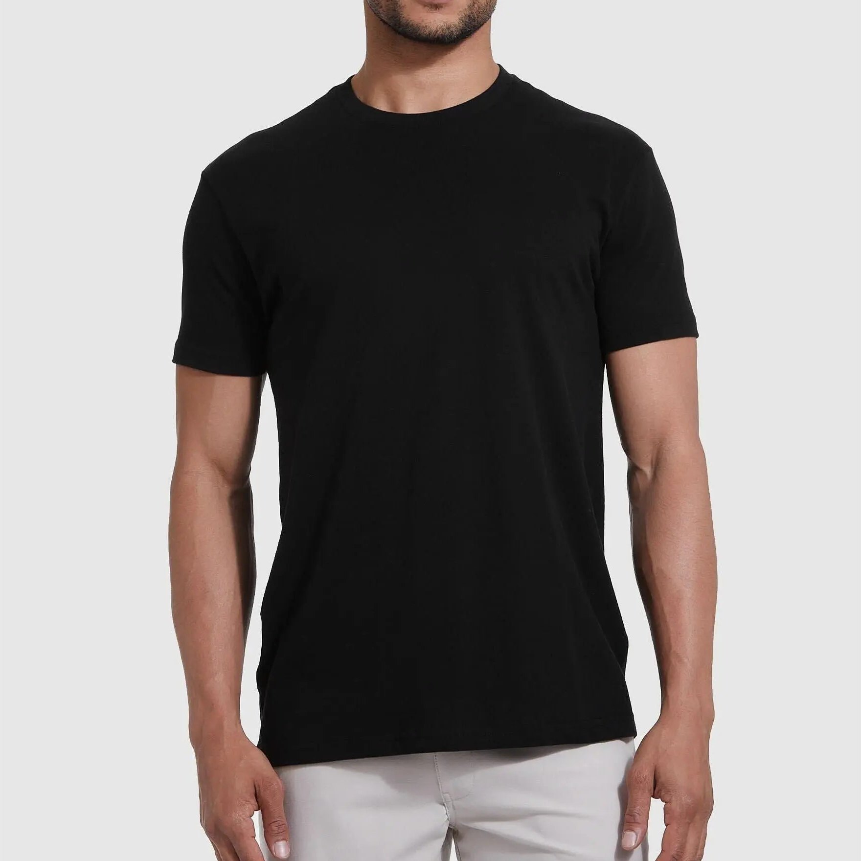 Men's Premium Fit Short Sleeve Crew Neck T-Shirt – Soft Everyday Essential