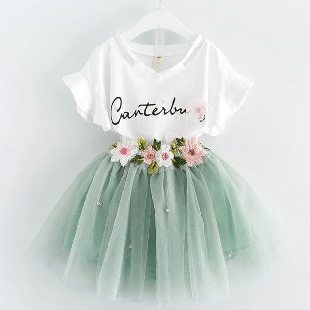 Casual Fashion Baby Girl Clothing Set