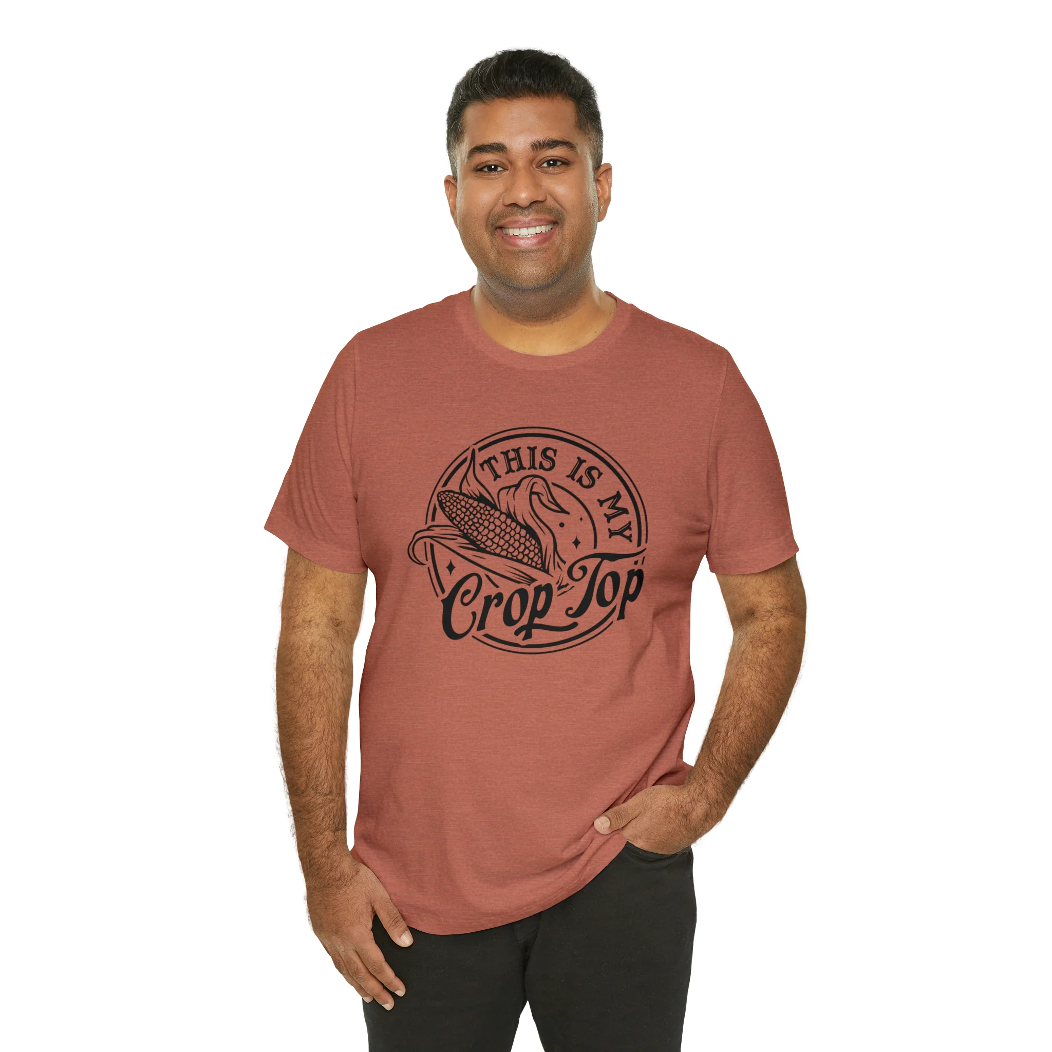 Crop Top Unisex Jersey Short Sleeve Tee