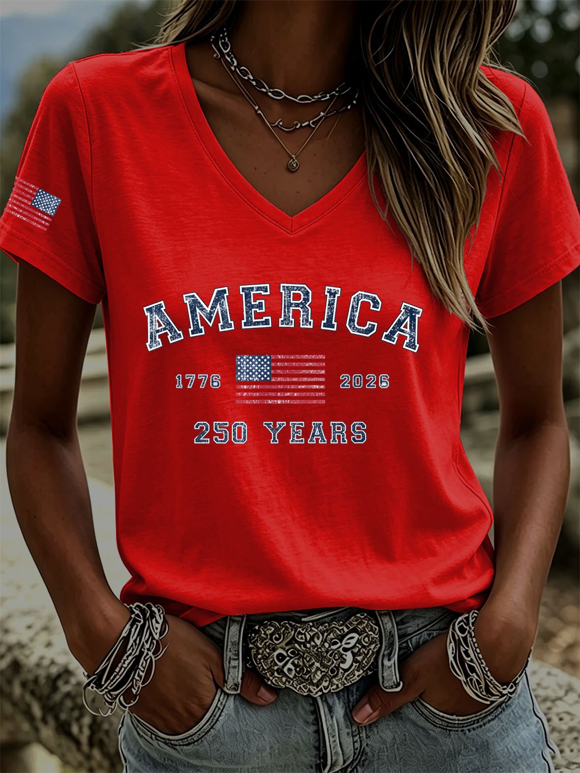 Women's Casual Print Short-Sleeve T-Shirt