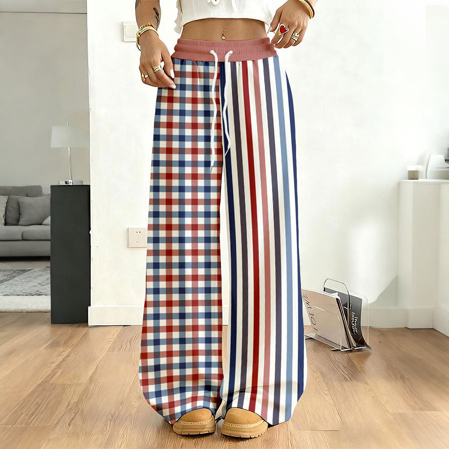 Women's American Flag Casual Pants