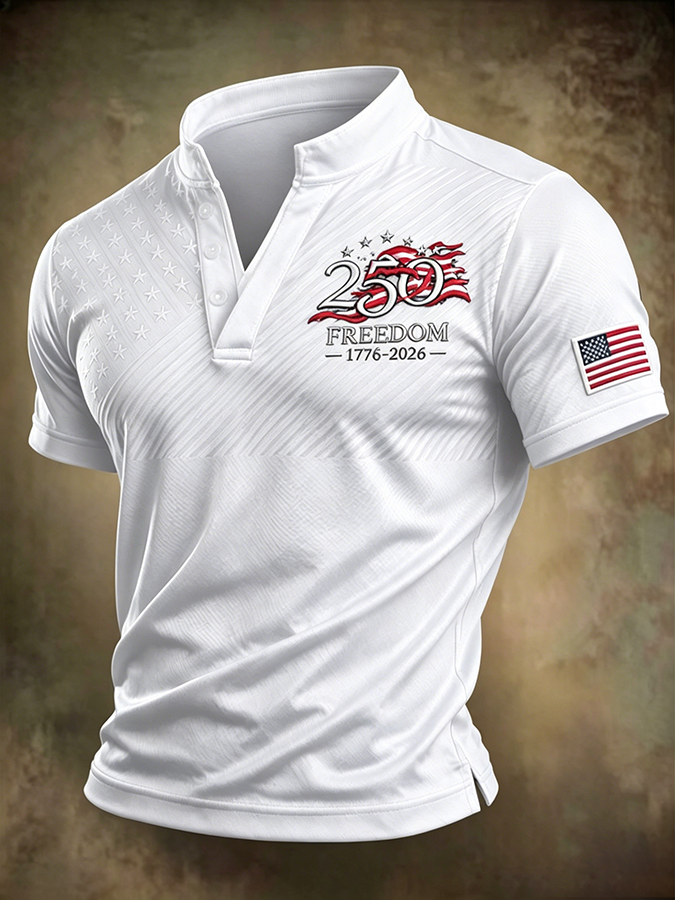 Men's 250th Anniversary of the United States Printed T-shirt