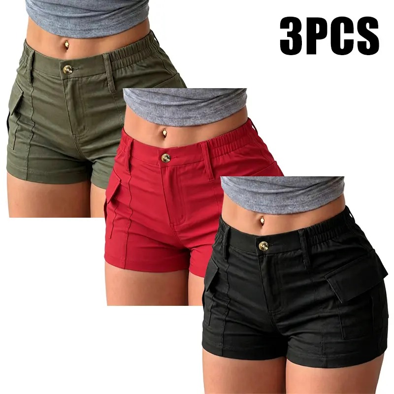 🔥LAST DAY SALE 90% OFF💕Women’s Summer Casual Cargo Shorts💯