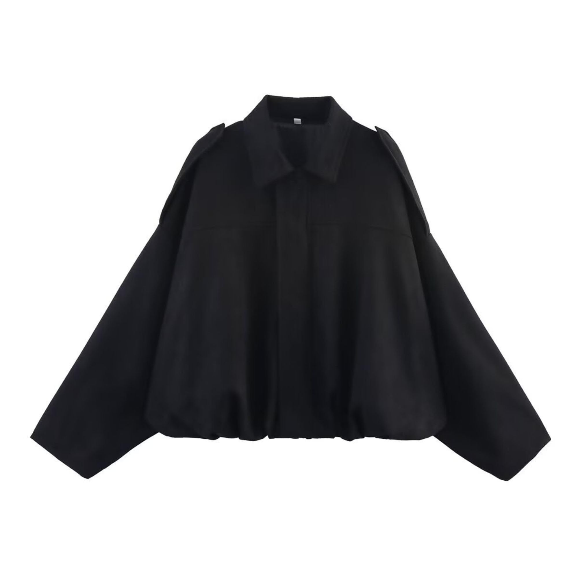 Xunger Women's Faux Suede Bomber Jacket Spring Lapel Pilot Coat Casual Oversized Long Sleeves Trendy Streetwear Outerwear