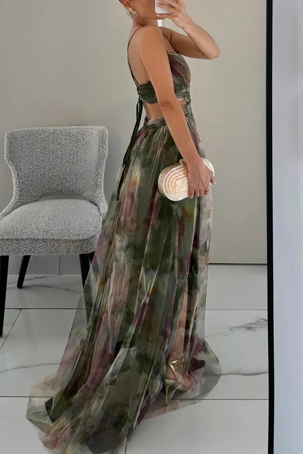 AdelineKarstar Elegant Spaghetti Strap Dress