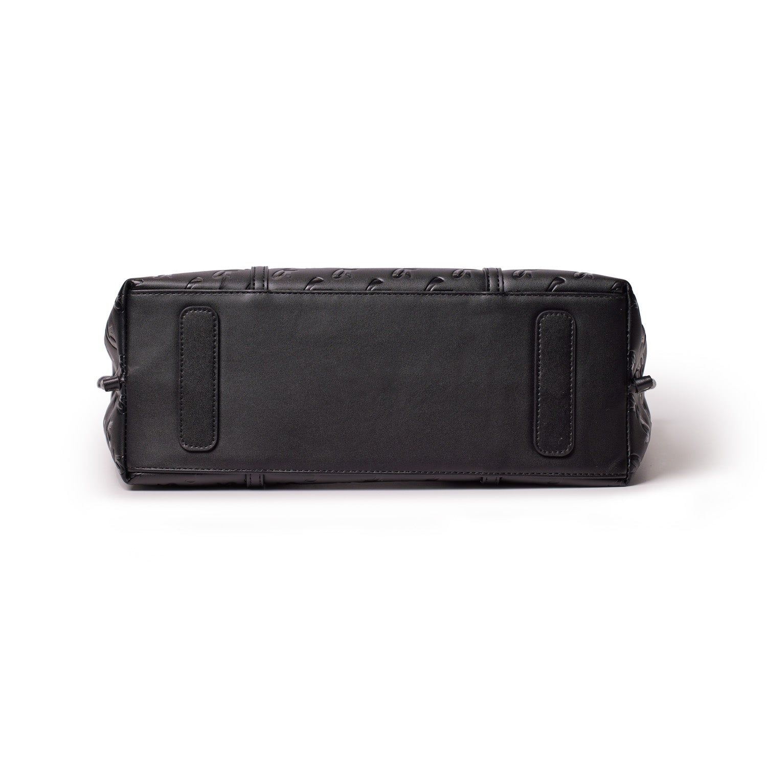 MONOGRAM SLEEK TOTE - BLACK