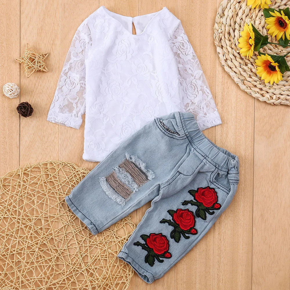 Newborn Infant Baby Girls Clothes Set