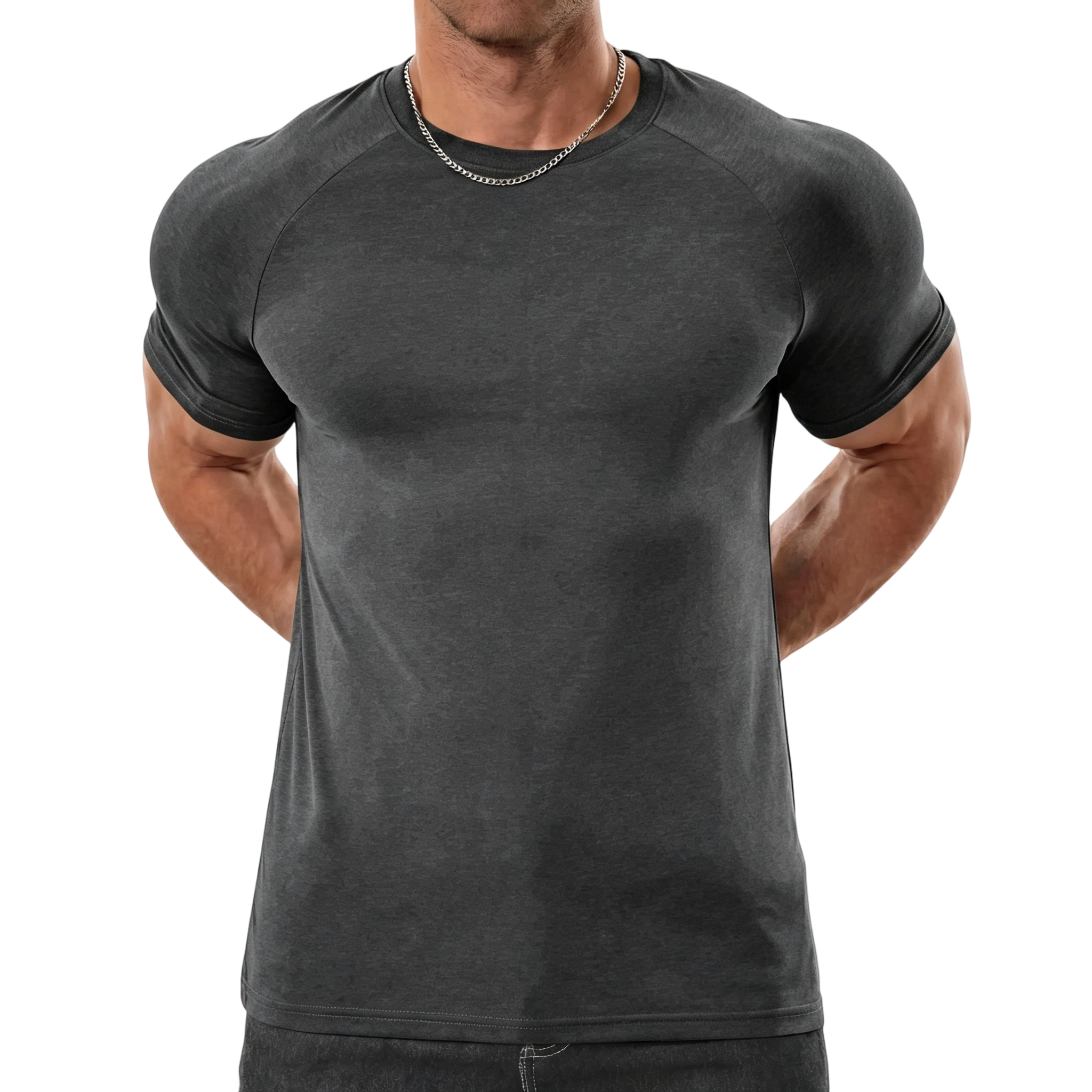 Men's Raglan Sleeve Tee, Athletic Tapered Fit