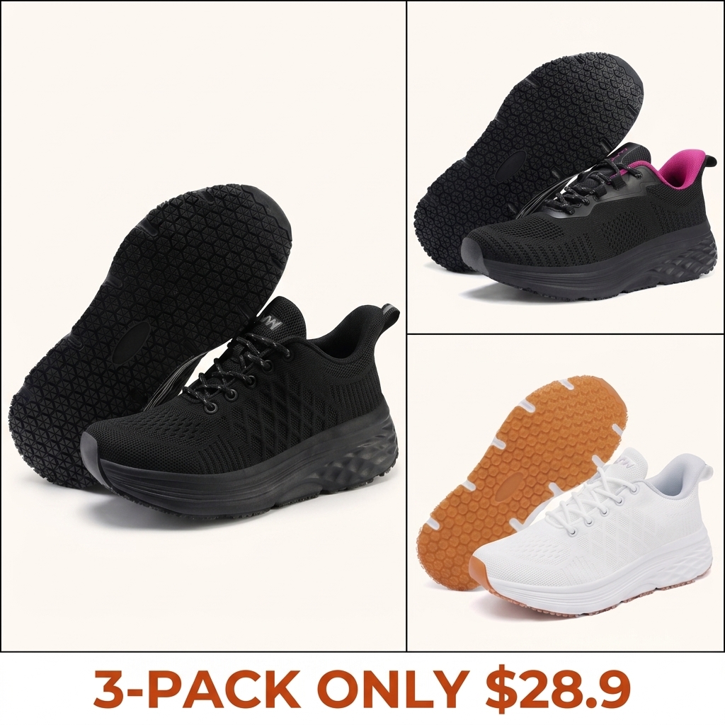 Women's non-slip and waterproof work shoes