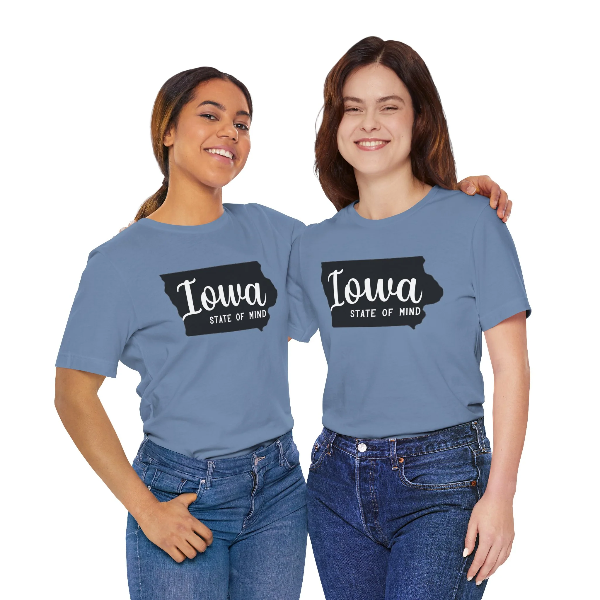 Iowa State of Mind Bella Canvas Jersey Short Sleeve Tee - Multiple Colors