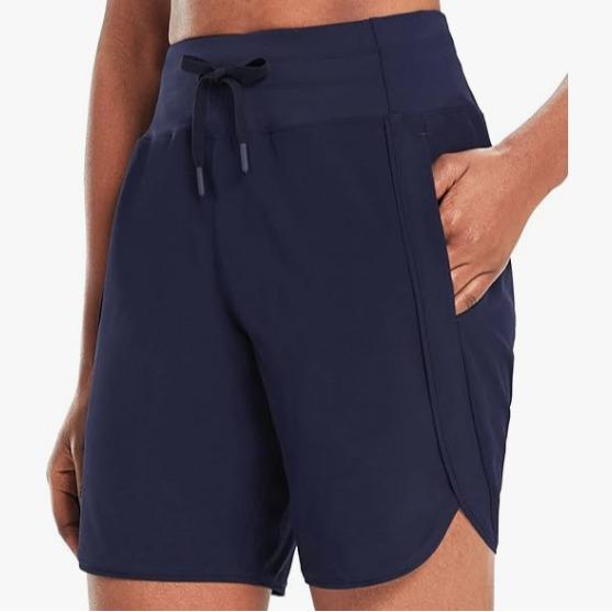 🔥Women’s High-Waist Quick-Dry Athletic Shorts (3
