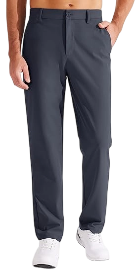 Men's Golf Pants Classic Fit Flat Front Work Dress Pants 29