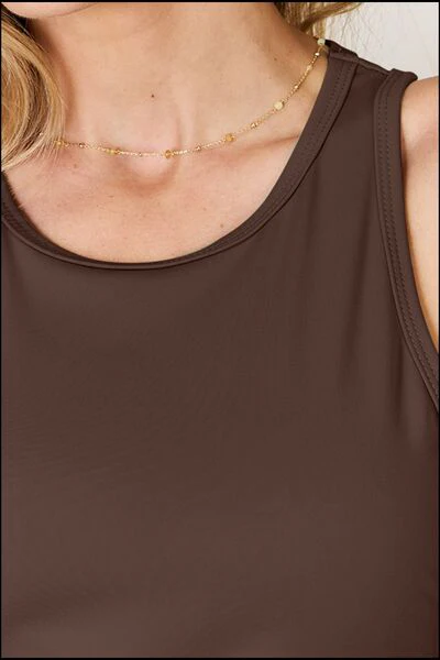 Everyday Ease Round Neck Racerback Tank (multiple color options)