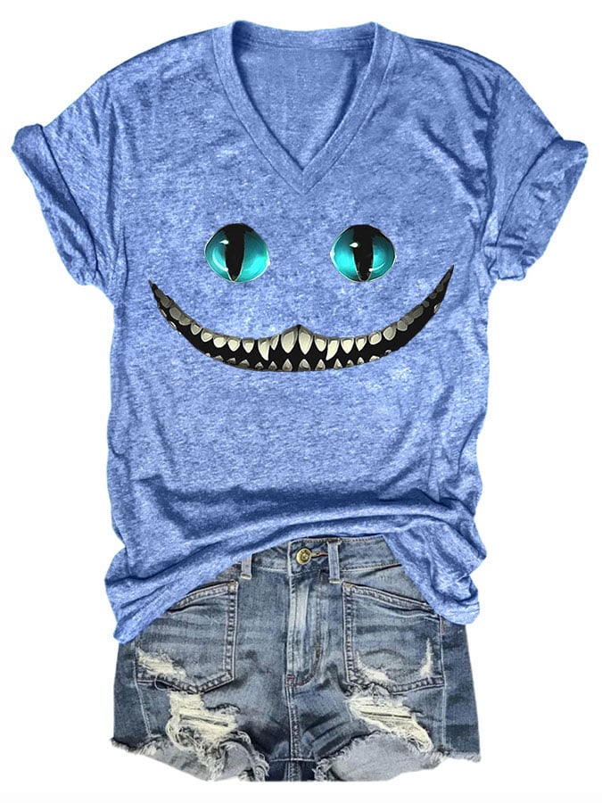 Women's Casual Print Short Sleeve T-Shirt