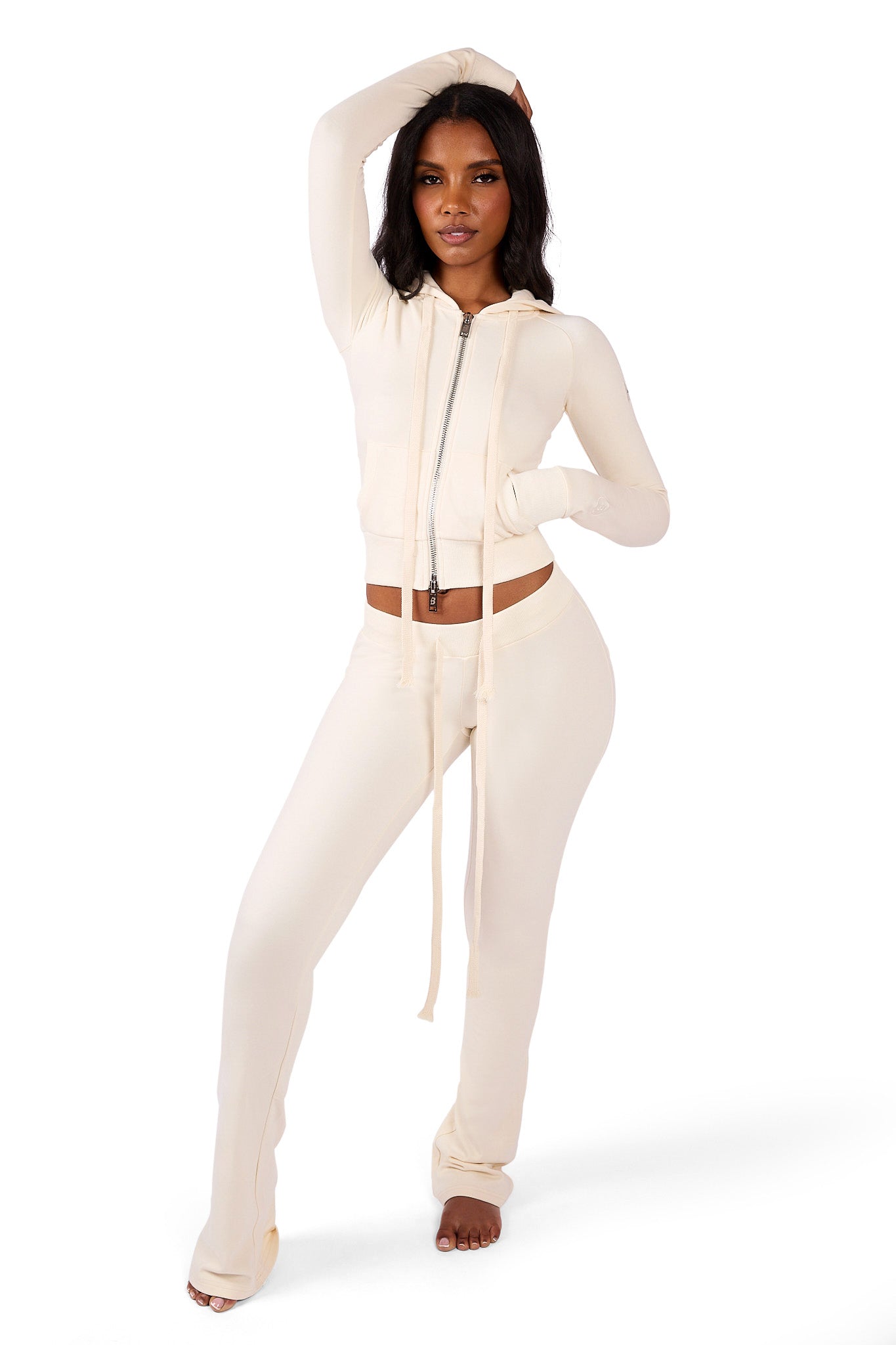 BODY KNITWEAR PANTS (BUTTERCREAM)