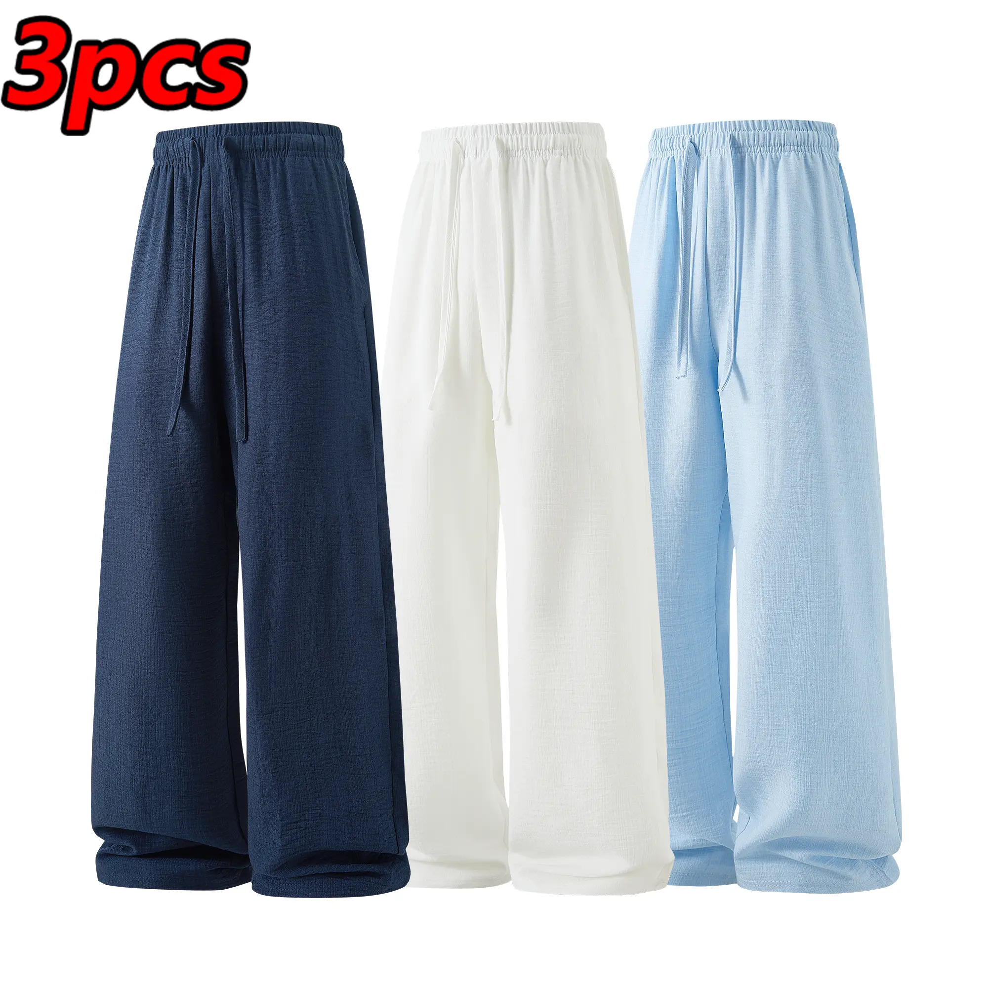 Men’s Summer Lightweight Casual Retro Pants