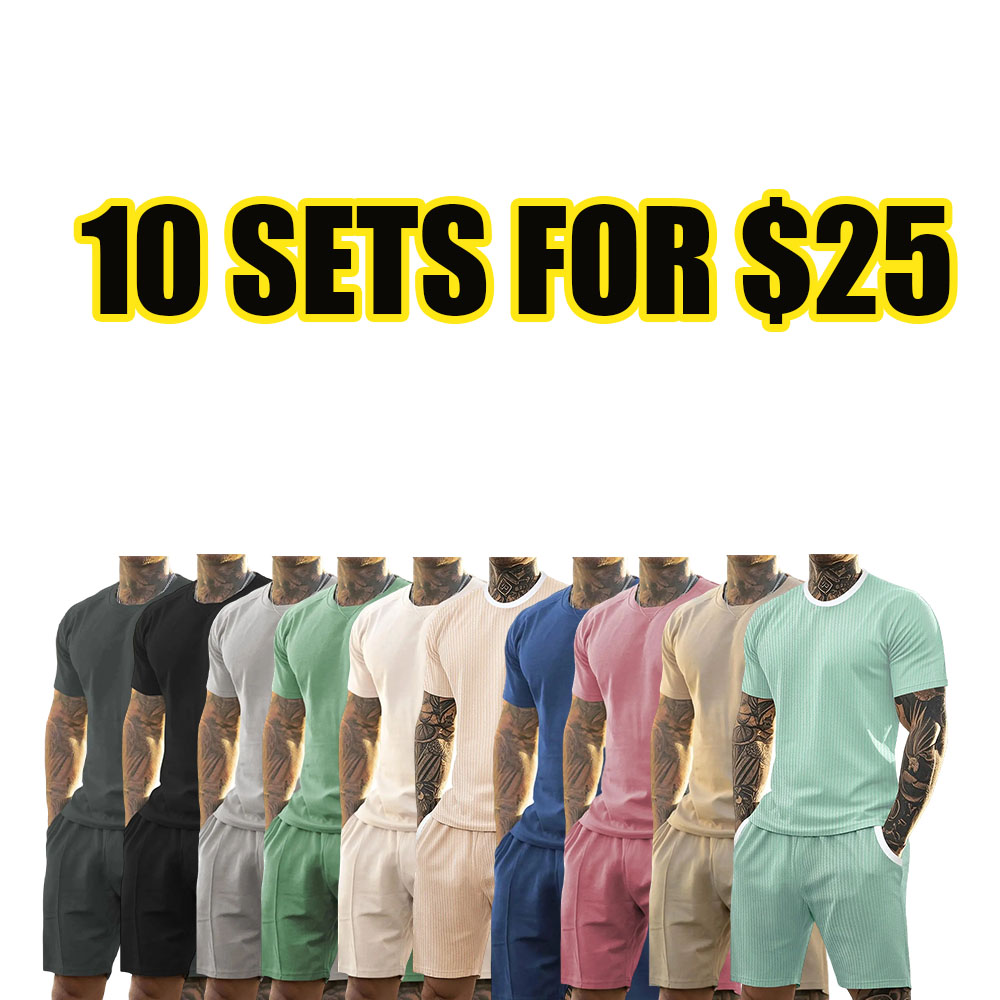 Men's Summer 2-Piece Short Set
