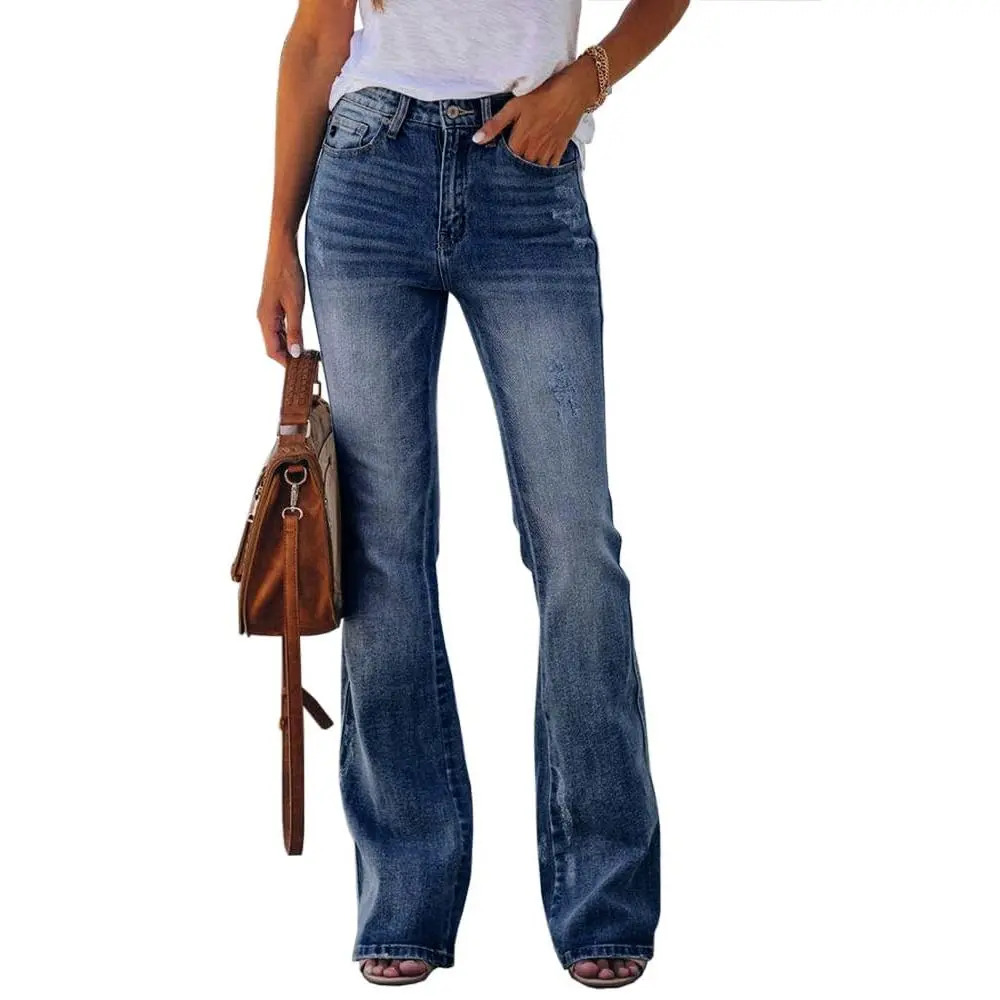 Women's High-Waisted Stretch Jeans