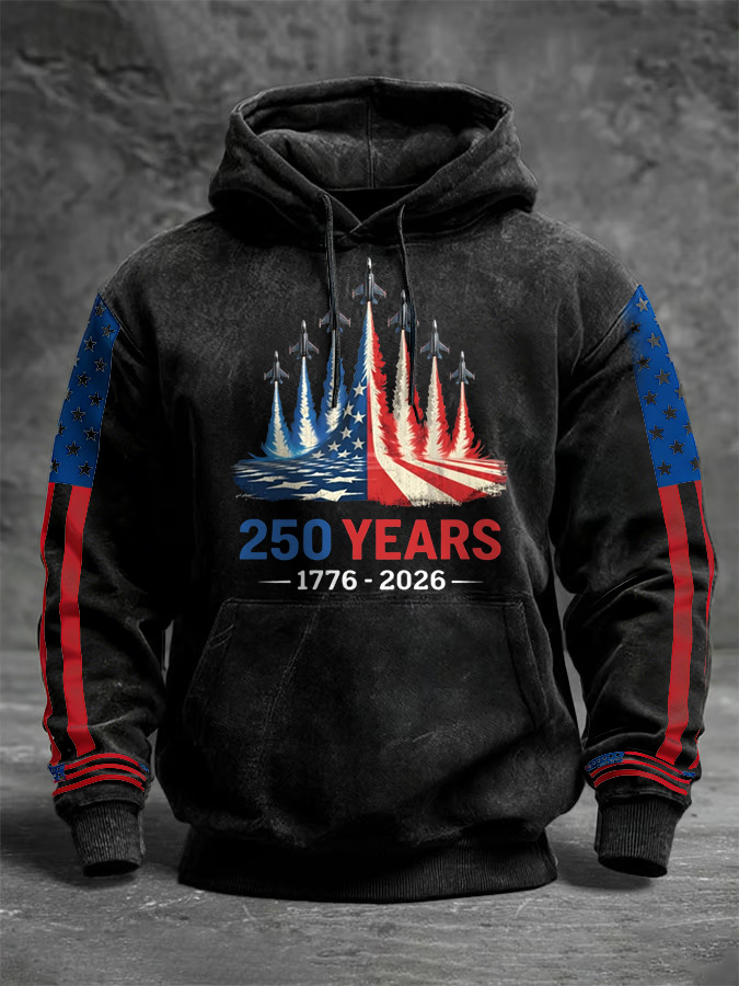 Men'S And Women'S 250Th Anniversary Celebration Hooded Sweatshirt