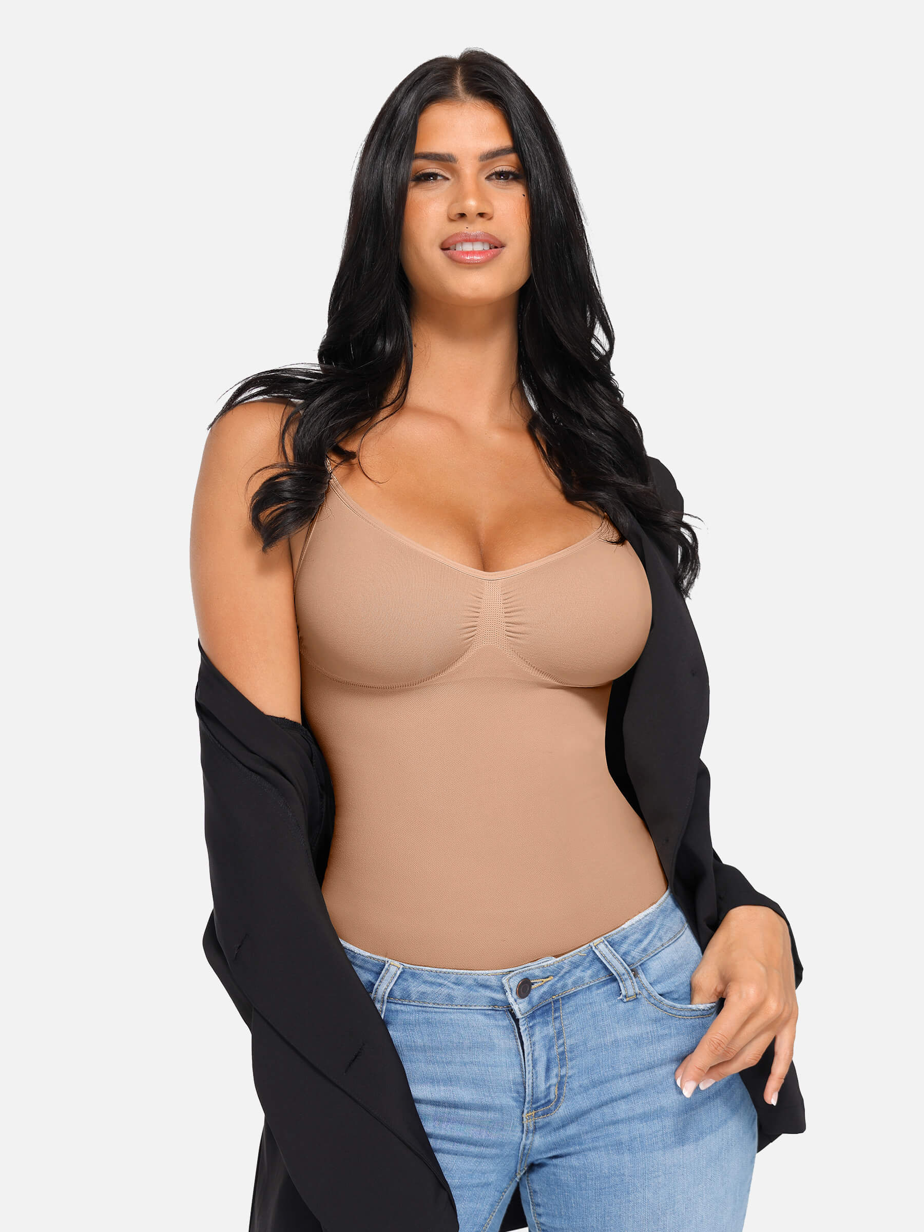 Feelingirl Bust Support Waist and Abdomen Control Shape Tank Top Vest