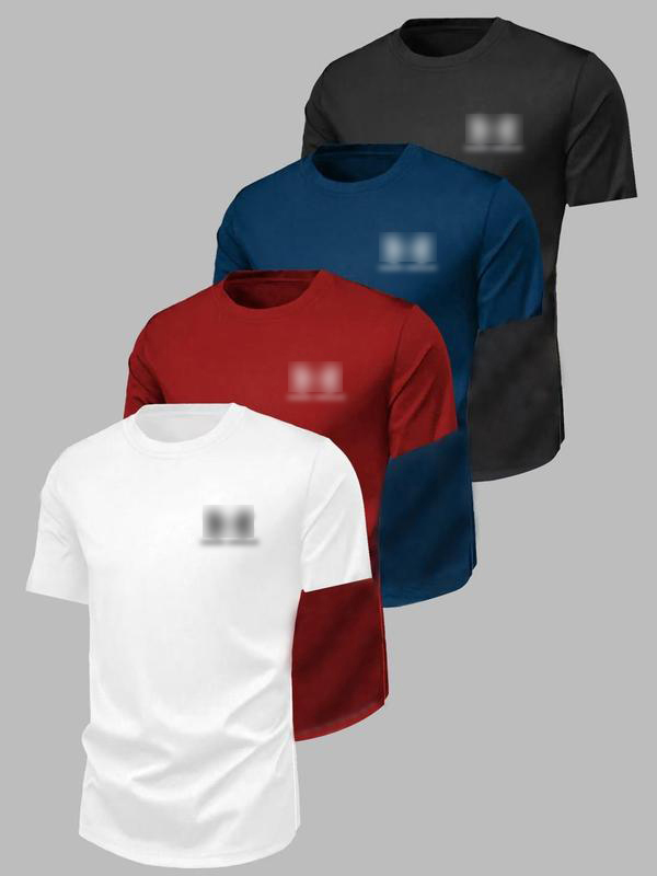 Men’s Quick-Dry Breathable Fitted Sports T-Shirt