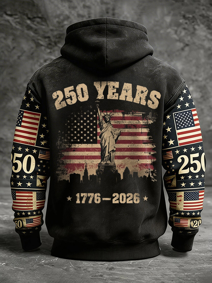 Men'S And Women'S 250Th Anniversary Celebration Hooded Sweatshirt