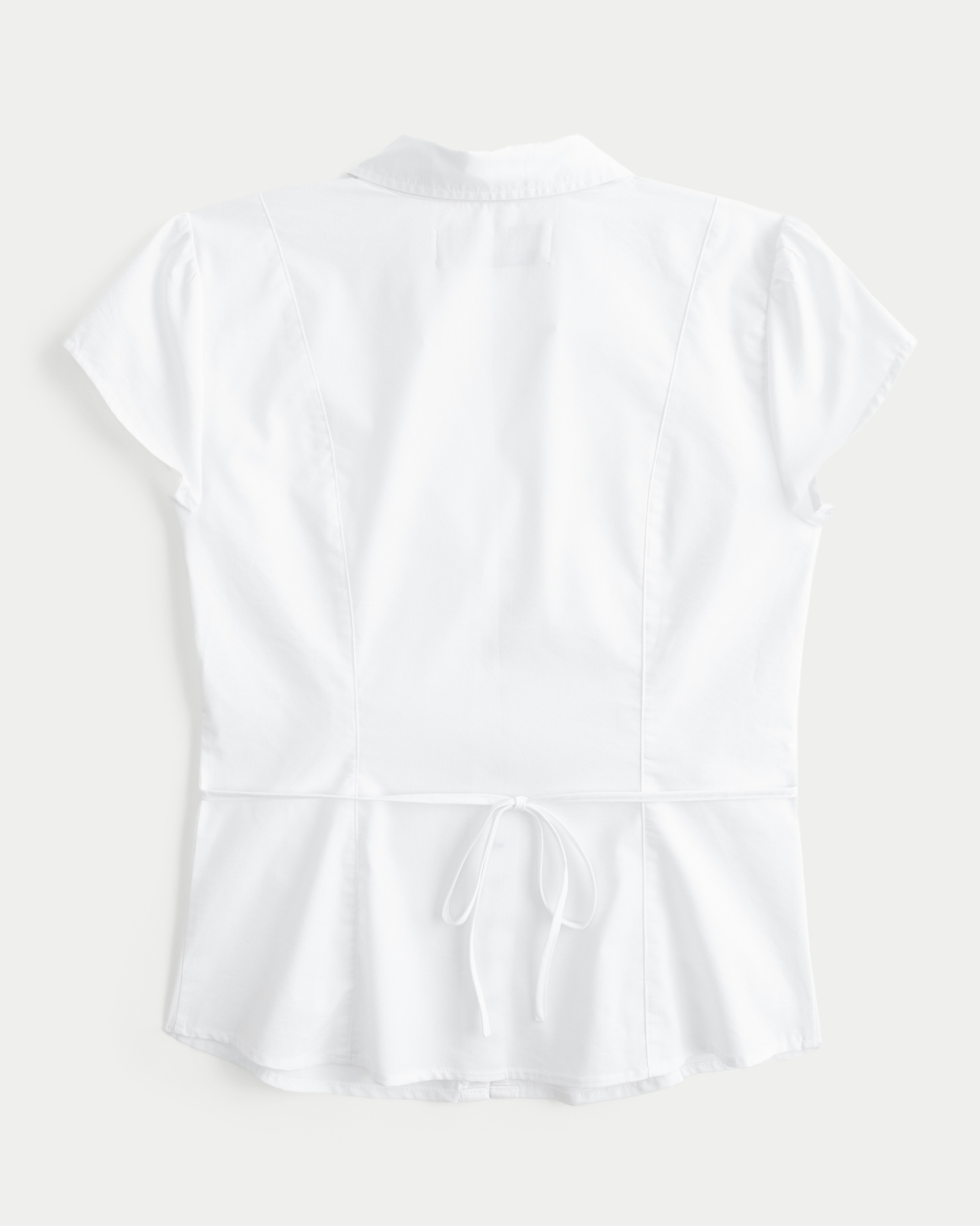 Short-Sleeve Ruched Shirt