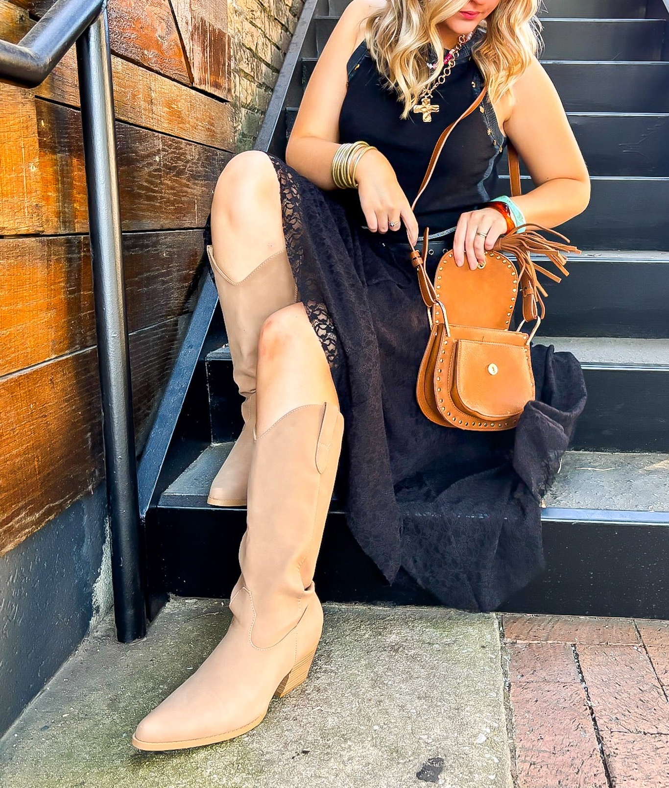 Lace Maxi Skirt