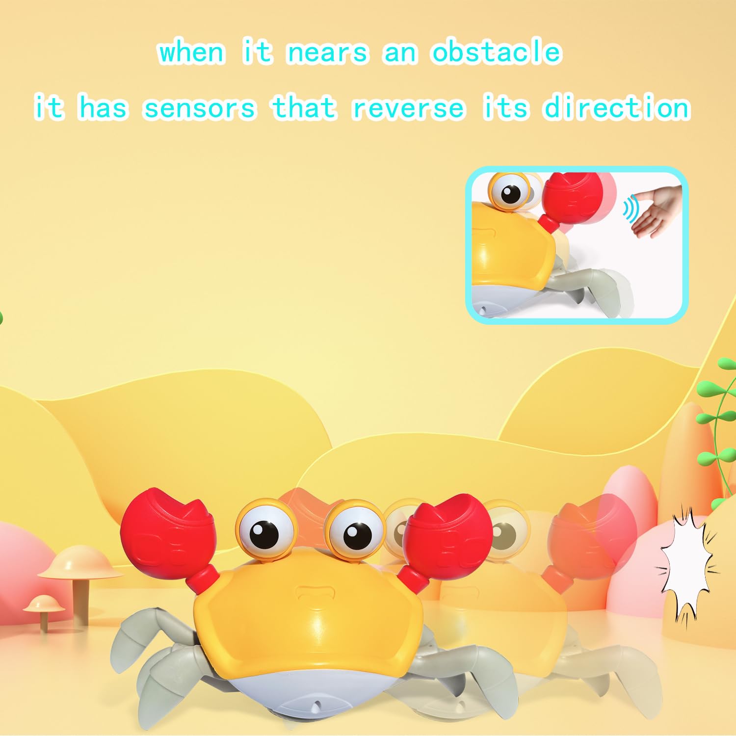 Crawling Crab - Interactive Toy for Pups
