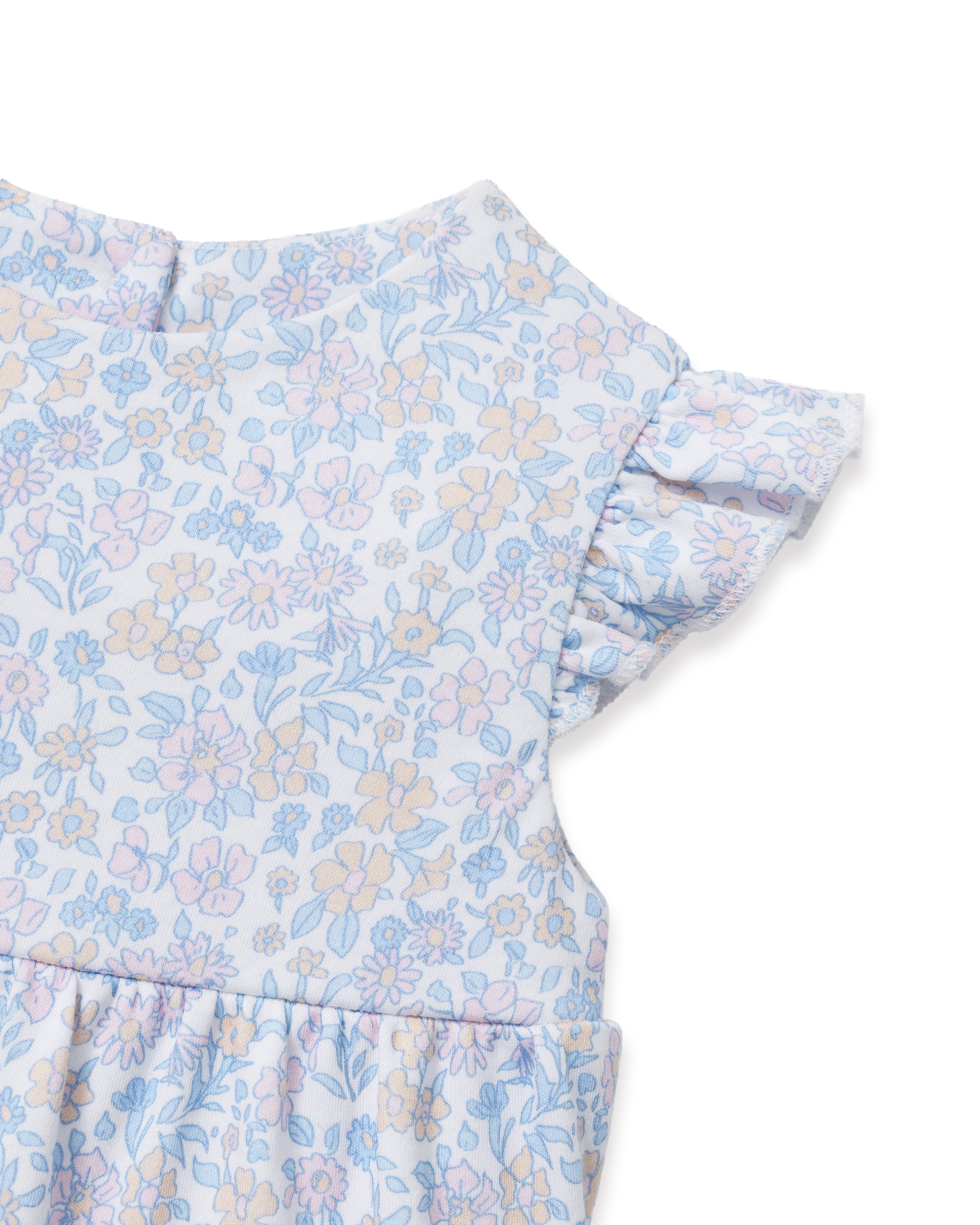 Baby's Pima Isla Play Romper in Fleur Blanche
