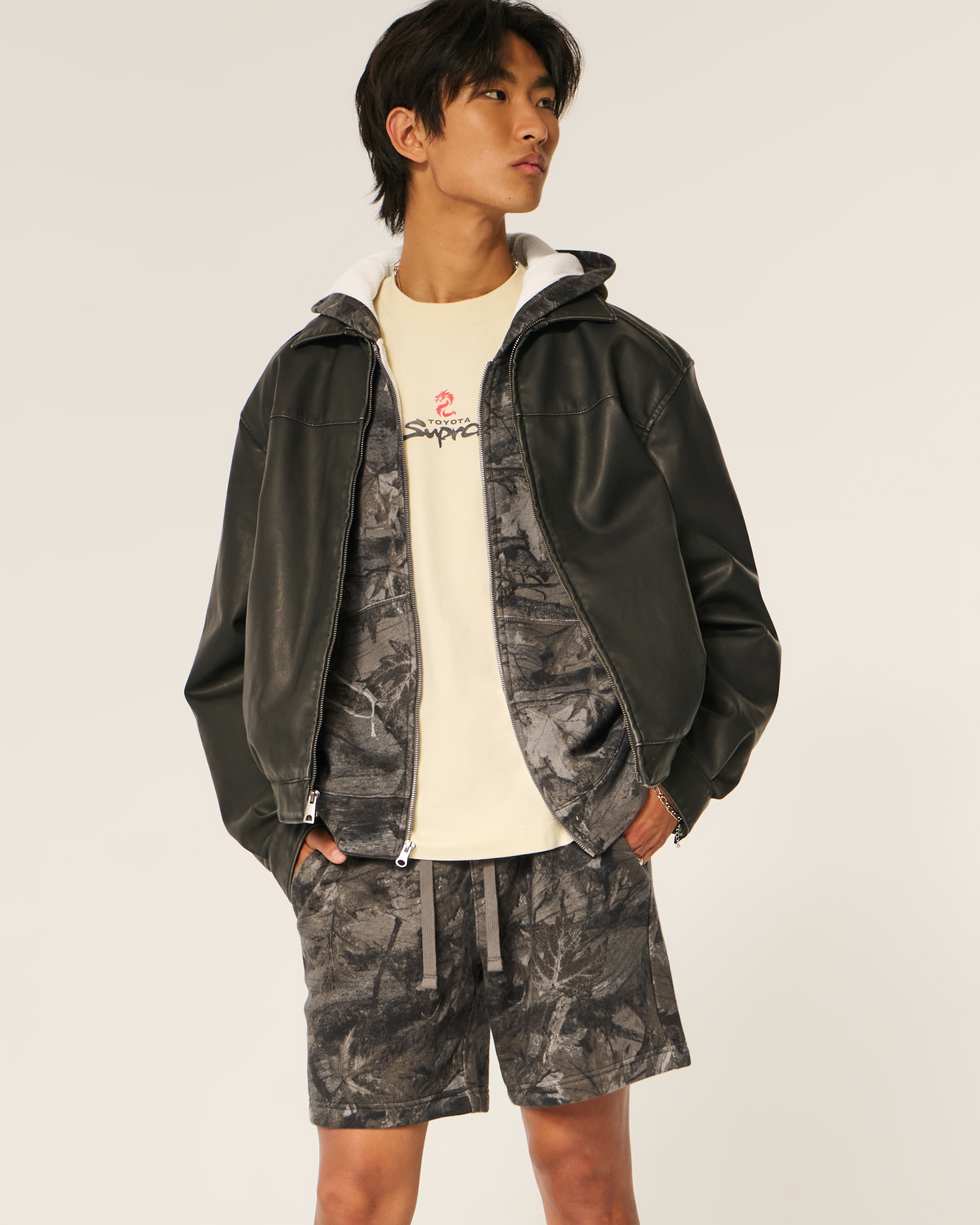 Above-the-Knee Fleece Shorts