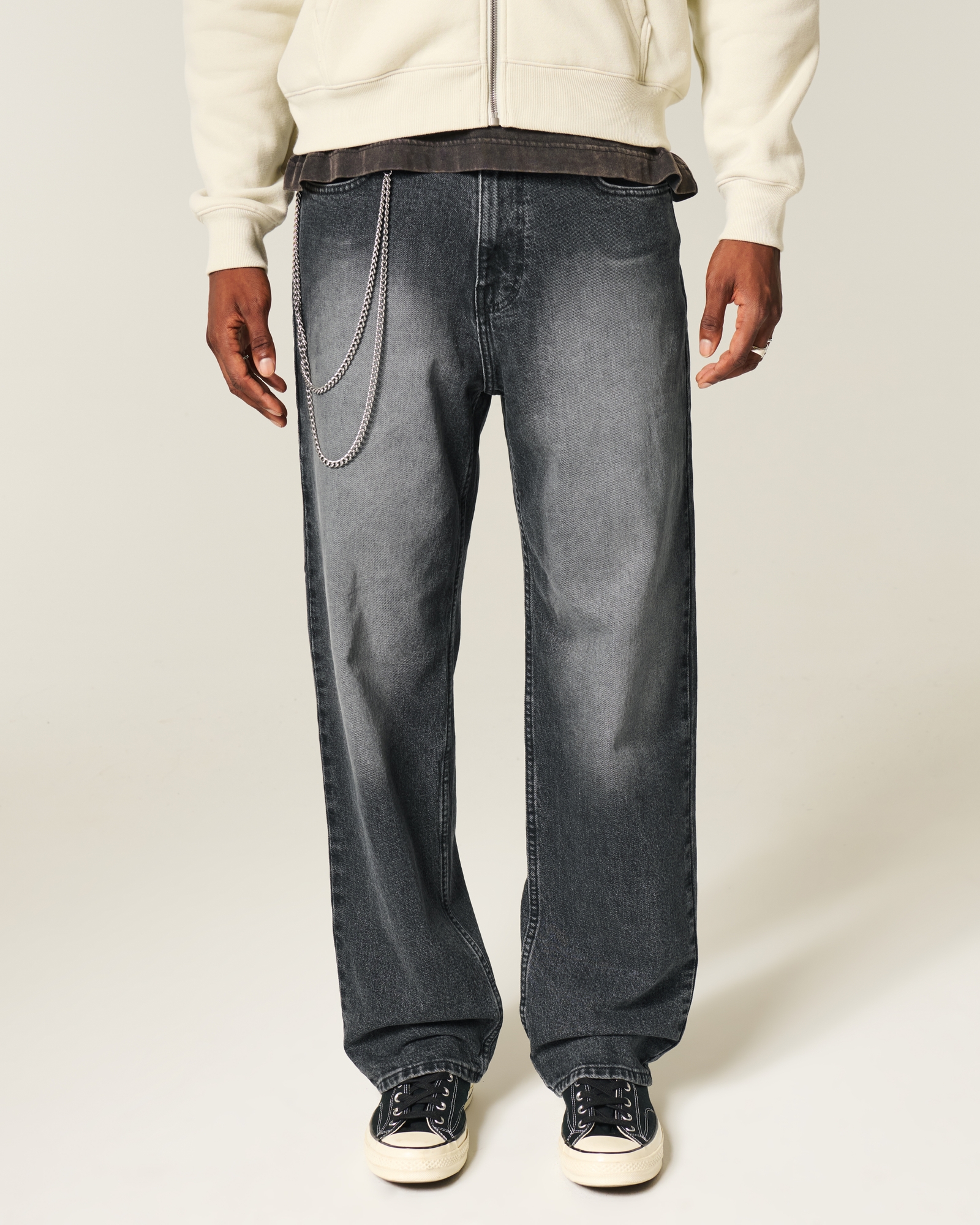 Light Wash Baggy Jeans