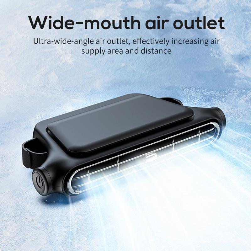 🎁Car Seat Velcro Fan: 3 Adjustable Speeds, Built-In 3000mAh Battery, USB Charging, Suitable For Cars, Golf Carts, And Travel RVs