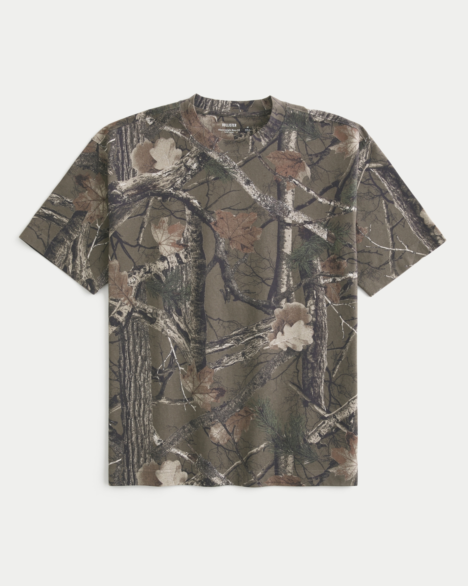 Boxy Heavyweight Washed Cotton Crew T-Shirt