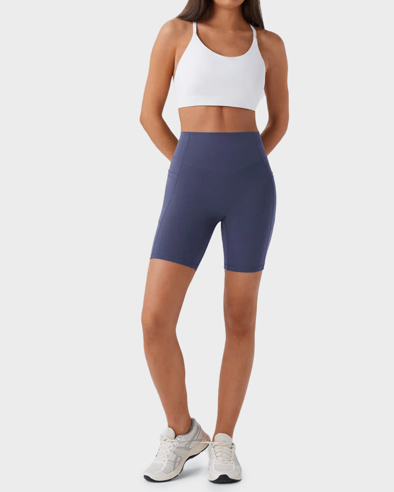 Tummy Control Butt-Lifting Training Shorts with Pockets – 7