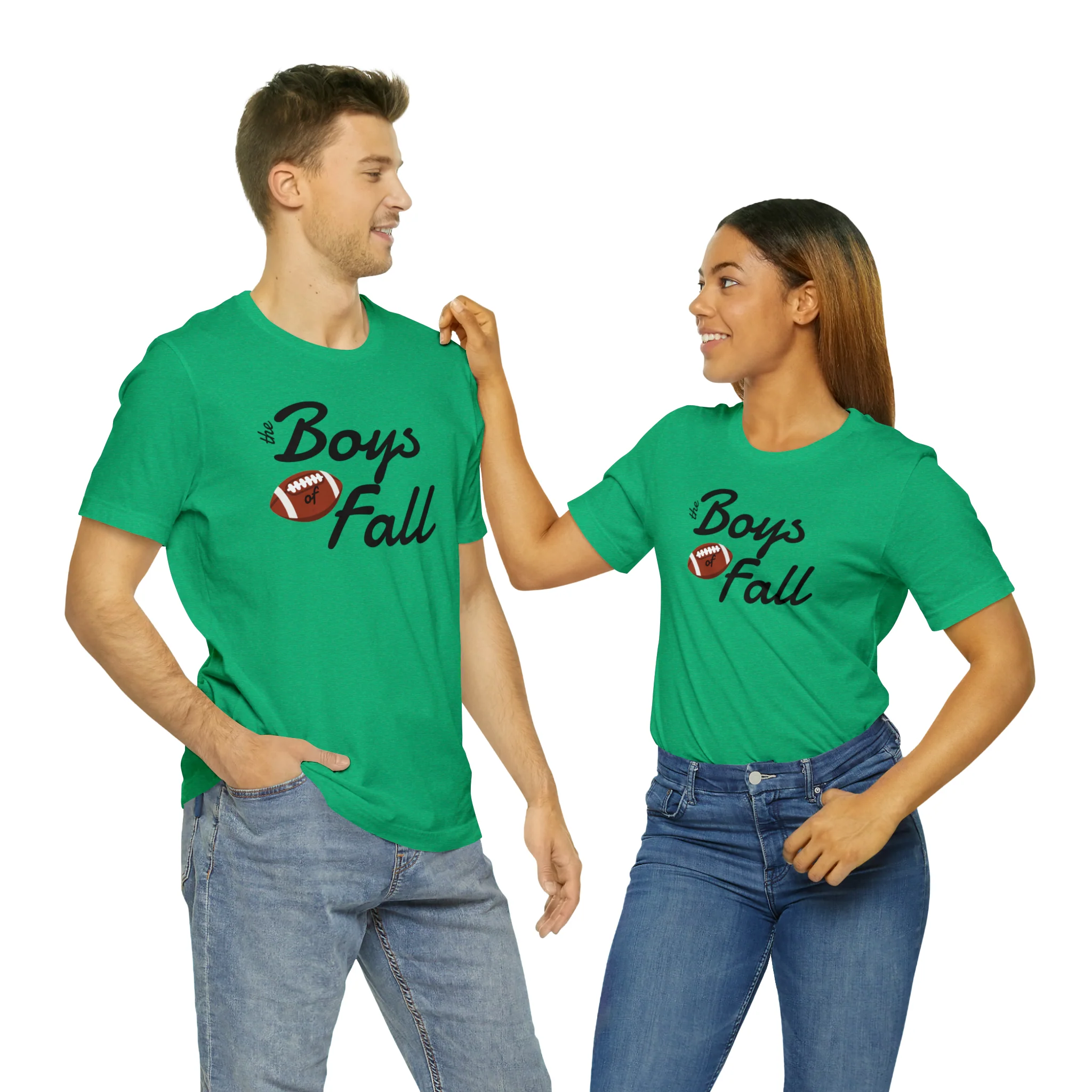 Boys of Fall Football Patch Unisex Softstyle T-Shirt