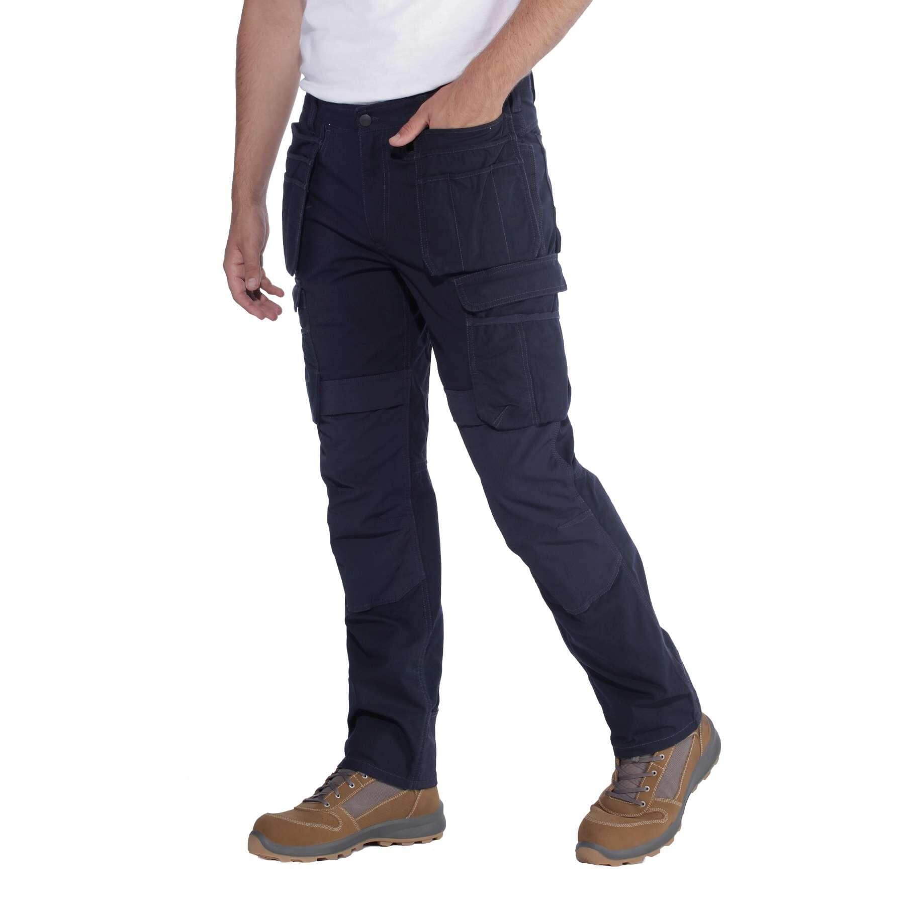 CHT Steel Relaxed Fit Double Front Multi-Pocket Cargo Trousers 103337